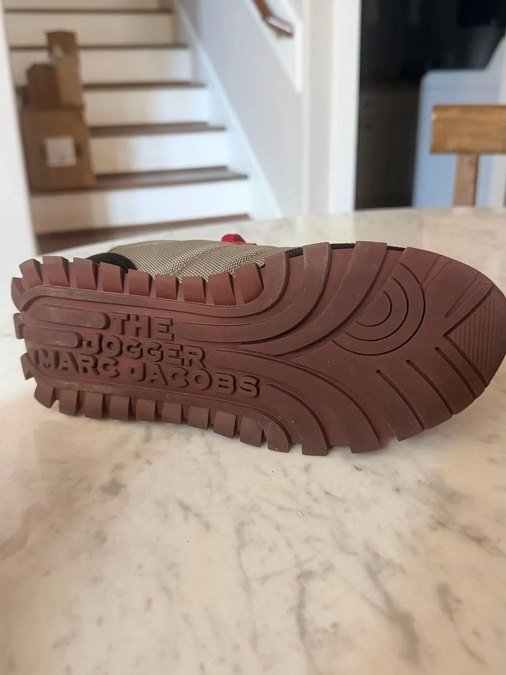 Marc Jacobs women Jogger Sneakers in Brown and Red